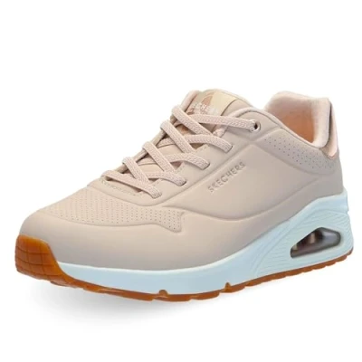 Immagine di Skechers Uno Shimmer Away, Scarpe da Ginnastica Donna, Naturale, 41 EU