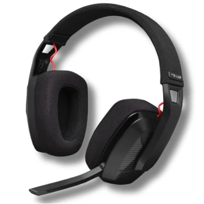 Immagine di The G Lab Korp Platinium Cuffie Gaming Wireless PC/Ps4/Ps5 Gamer Triple Modalità Bluetooth 2.4Ghz Wired Audio Stereo di Alta Qualità, Connessione Fluida