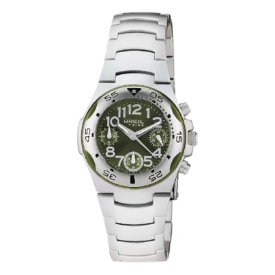 Immagine di Breil Orologio RAGAZZI ICE quadrante MONO COLORE VERDE movimento CRONOGRAFO QUARZO e BRACCIALE ALLUMINIO ARGENTO EW0211