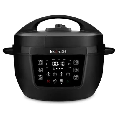 Immagine di Instant Pot Multicooker XL 7.1L 7 in 1 Smart Cooker pentola a pressione, slow cooker, cuociriso, padella per saltare, yogurtiera, vaporiera e scaldavivande, Nero