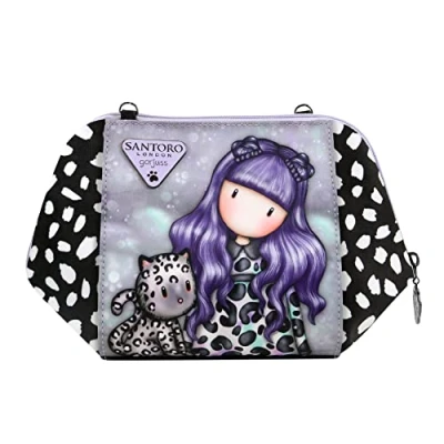 Immagine di SAFTA 1098GJ05, Borsa a Tracolla Gorjuss Smitten Kitten Unisex Bambini e Ragazzi, Multicolore, M