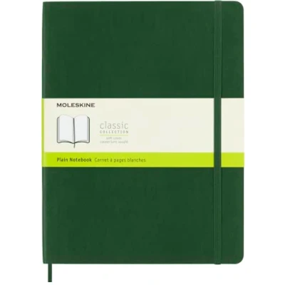 Immagine di Moleskine Taccuino XL Bianche Copertina Morbida Verde Mirto