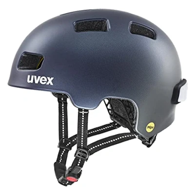 Immagine di uvex city 4 MIPS, casco da città leggero unisex, sistema con luce a LED integrata, deep space matt, 55 58 cm
