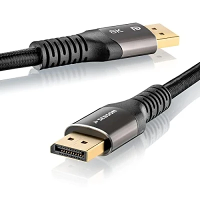Immagine di SEBSON Cavo DisplayPort 2m DP 1.4 Maschio Maschio, 8K/60Hz 4K/144Hz 2K/240Hz a per Monitor, PC, Gaming, TV