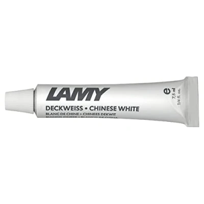 Immagine di Lamy Aquaplus Z 71 Tubo di colore bianco coprente, con 7,5 ml, ideale per dipingere e mescolare acquerelli, perfetto la scuola