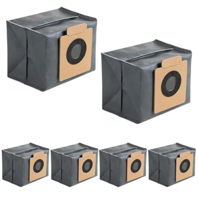 Immagine di Moupaa Confezione da 6 Sacchetti di Ricambio per aspirapolvere Robot Eufy X8 PRO / X10 Omni, Accessorio Stazione autosvuotata
