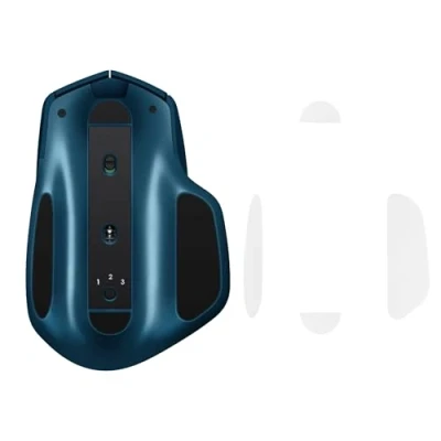 Immagine di kwmobile Set Piedini di Ricambio per Mouse Compatibile con Logitech MX Master 2S Gommini bianco Maggiore Controllo e Scorrevolezza