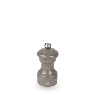 Immagine di PEUGEOT Macinapepe Bistro 10 cm Classica regolazione della macinatura in legno con sigillo PEFC Prodotto Francia Colore grigio talpa