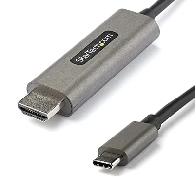 Immagine di StarTech.com Cavo adattatore USB C HDMI 4K 60Hz da 2m Convertitore video type a per monitor/display DP 1.4 Alt mode (CDP2HDMM2MH)