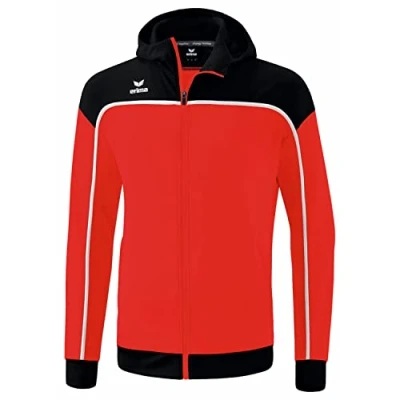Immagine di Erima Change By Giacca da Allenamento con Cappuccio, rosso/nero/bianco, 3XL Uomo