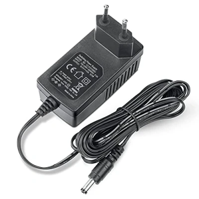 Immagine di DEATTI Adattatore di alimentazione del trasformatore, 12 V 1 A, per elettrodomestici, CCTV Camera,Keyboard,Routers,Hubs,LED Strips,Telekom,T COM,Speedport,Radiowecker,Scanner,CE/GS Approvato