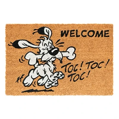 Immagine di Grupo Erik Zerbino Ingresso Grande Asterix &amp; Obelix:Idefix, Fabbricato con una Base in PVC Antiscivolo, 40x60 cm