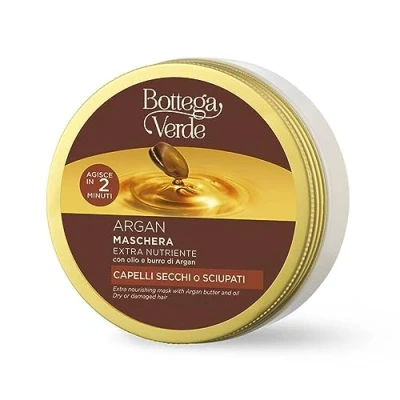Immagine di Bottega Verde Argan Maschera extra nutriente (200 ml) capelli secchi o sciupati