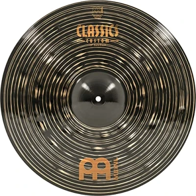 Immagine di Meinl Classics Custom Dark 19 pollici (48,26cm) piatto Crash per batteria Bronzo B10, Finitura scura, Prodotto in Germania (CC19DAC)