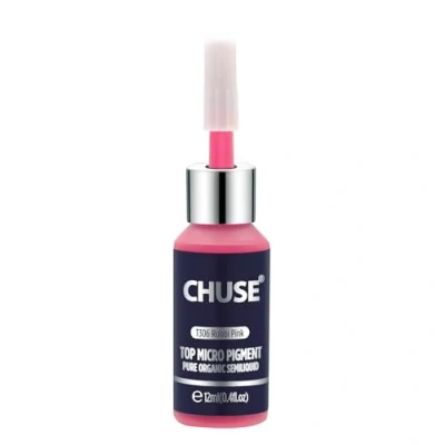 Immagine di CHUSE T306 bobbi Rosa Colore cosmetico dell&#039;inchiostro del tatuaggio di trucco pigmento Microblading micro SGS passato, DermaTest 12 ml (0.4fl.oz)