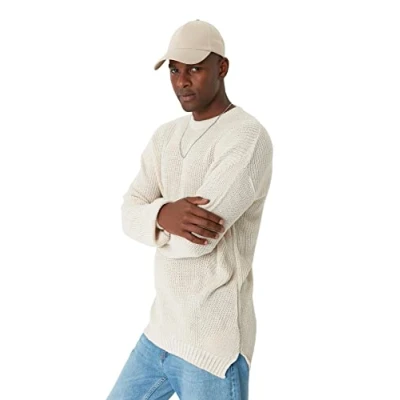 Immagine di Trendyol Maglione, Uomo, Taglia: Large, Beige
