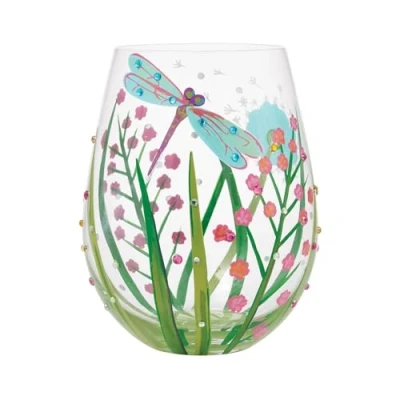 Immagine di Lolita 6000226 Bicchiere di Vino Libellula, 12.5 cm, Multicolore, 10x10x12.5 cm