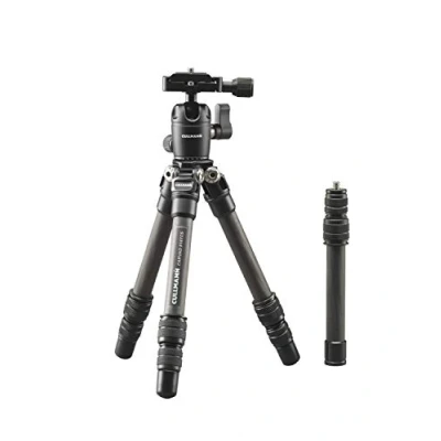 Immagine di Cullmann CARVAO 816TCS treppiede da viaggio in carbonio (max. 70, altezza 5 cm, dimensione imballo 27 carico 4 kg, peso 445 g)