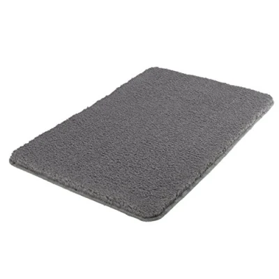 Immagine di Kleine Wolke Meusch 2327901311 Tappeto per Bagno Molto Morbido, 70 x 120 cm, Colore: Grigio Carbone