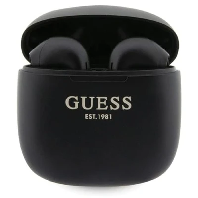 Immagine di GUESS Cuffie Bluetooth GUTWST26PSK TWS + docking station nero Classic EST Logo