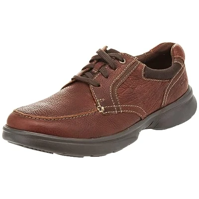 Immagine di Clarks Bradley Vibe, Scarpe da Ginnastica, Uomo, Marrone (Pelle Tan Tumbled.), 45 EU