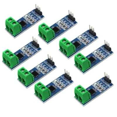 Immagine di 8 sensori di corrente ACS712, 30 A, gamma misurazioni, modulo range, sensore compatibile con Arduino Bascom