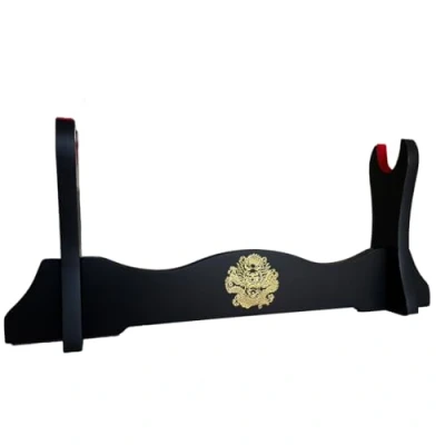 Immagine di Z fiber Supporto per Spada Katana Imbottito in Velluto Giapponese espositore Samurai all Sword,1 Tier