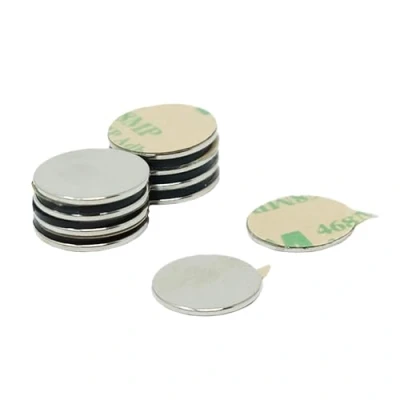 Immagine di first4magnets F309SA 10 Set di magneti, 15 mm diametro x 1 spessore N42 Neodym, potenza: 1,1 kg,10 pz.