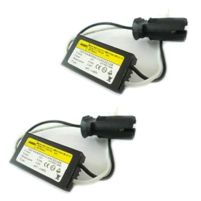 Immagine di A2ZWORLD 2pcs Filtro Portalampada Resistenza T10 W5W 12V Led, Warning Canceller Canbus No Errore, Luci Di Posizione Con Dissipatore