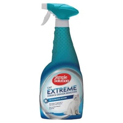 Immagine di Simple Solution Extreme Cat Smacchiatore e Odore Detergente enzimatico con potere pulente triplo — 500 ml