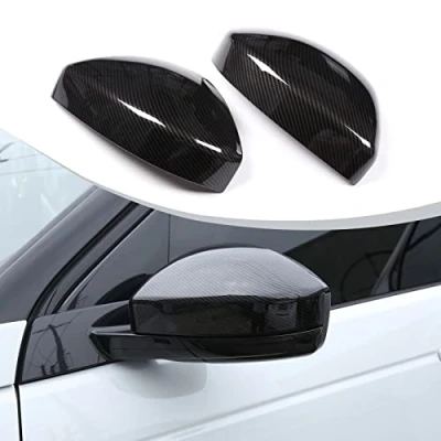 Immagine di Copertura per specchietto retrovisore laterale in fibra di carbonio Discovery Sport 15 18 Evoque Velar 16 F Pace 17