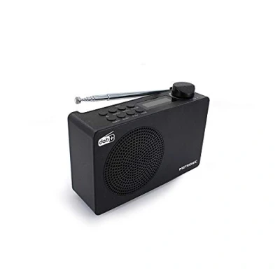 Immagine di METRONIC 477231 Radio digitale DAB+ e FM RDS con uscita cuffie, doppio allarme batteria integrata autonomia di 7 ore Nero
