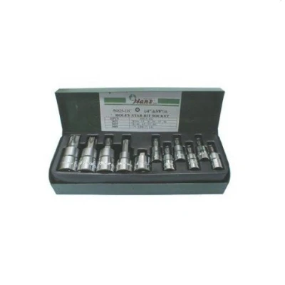 Immagine di HANS 56025 11C Set bussole 10 Torx 1/4, 3/8 Quadrato