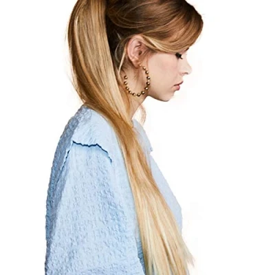 Immagine di CAISHA 60cm Coda Capelli Stella Con Pinza Lungo Extensions Finta Per Donna Liscio Biondo Mix H624