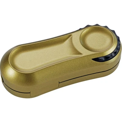Immagine di interBär 8114 010.01 Dimmer varialuce Oro commutazione (min.) 20 W Potenza di (max) 200 1 pz.
