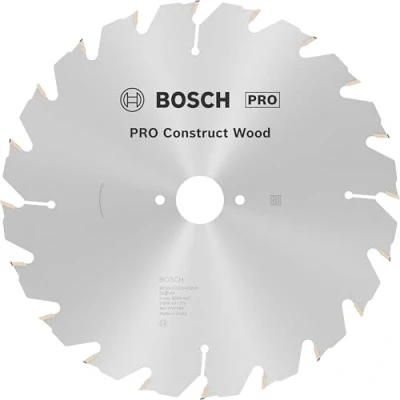 Immagine di Bosch Accessories Construct Wood 2608641774 Lama circolare in metallo duro 250 x 30 3.2 mm Numero di denti: 20 1 pz.