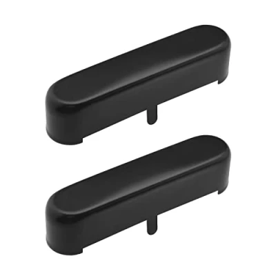 Immagine di Create idea 2 coperture per pickup collo chitarra, compatibili con TL Tele Telecaster Style chitarra elettrica, accessori di ricambio in metallo nero