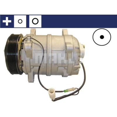 Immagine di MAHLE ORIGINAL ACP 800 000S Compressore Aria Condizionata DKS15CH 12 PAG 46 R 134a con anello tenuta VOLVO: V70 I