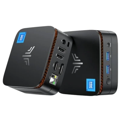 Immagine di NiPoGi Mini PC N100 con WiFi 5, Aziendale 16GB RAM 1TB M.2 SSD,Ｉntel Alder Lake (fino a 3.4GHz，4C/4T),Mini Computer Supporto 2.5&quot; SATA SSD,Bluetooth4.2, Dual HDMI Display