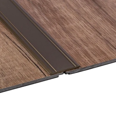 Immagine di Gedotec Profilo di Transizione Copre le Irregolarità del Pavimento Profili in Alluminio Bronzo Anodizzato con Strisce Adesive Incluse per Montaggio Semplice 100 x 30 1,75 mm 1 Pezzo