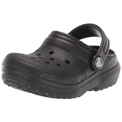 Immagine di Crocs Classic Lined Clog K, Unisex Bambini e Ragazzi, Zoccoli Black/Black, 36/37 EU
