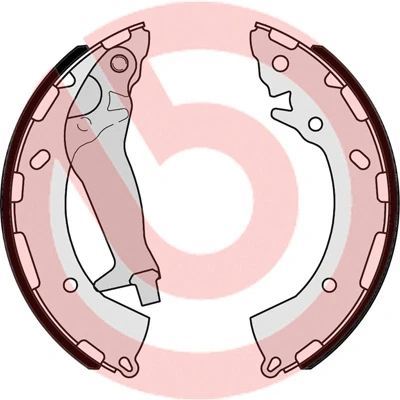 Immagine di BREMBO S 30 525 Ganasce freno 203 32 con leva a mano HYUNDAI: i20 II Hatchback, i10 I, I KIA: RIO 3