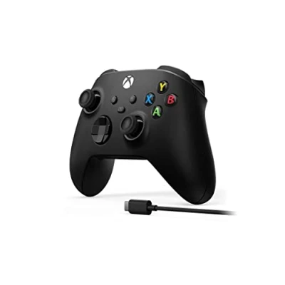 Immagine di Microsoft Controller Wireless per Xbox, Nero Carbone + Cavo USB C