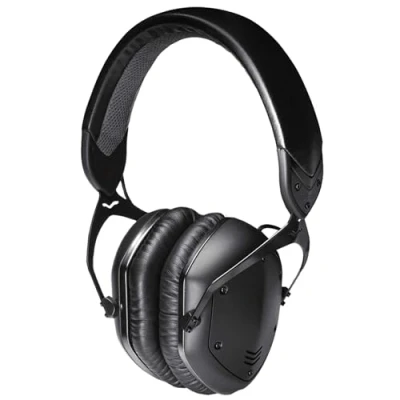 Immagine di V MODA Crossfade LP2 Cuffie in Metallo Circumaurali con Isolamento dal Rumore Due Driver da 50 mm a Doppio Diaframma Custodia Rigida Matte Black