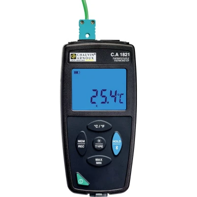 Immagine di Chauvin Arnoux C.A 1821 Termometro 200 1372 C Sensore tipo J, K, T, N, E, R, S Funzione datalogger