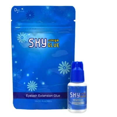 Immagine di P Beauty colla per extension ciglia, Sky Glue Type D+ 5 ml, tenuta ultra forte, tecnologia 3D o volume, tempo di asciugatura 2 secondi, durata 6 settimane, permanente