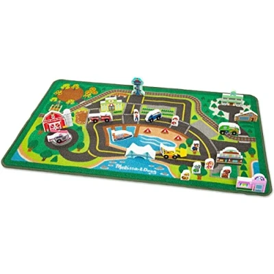 Immagine di Melissa &amp; Doug Tappeto da Gioco Paw Patrol, Chase Marshall Skye Rubble, Giochi in legno per bambini, creativi, Regalo Bambini Bambine 3 4 5 6 7 8 Anni