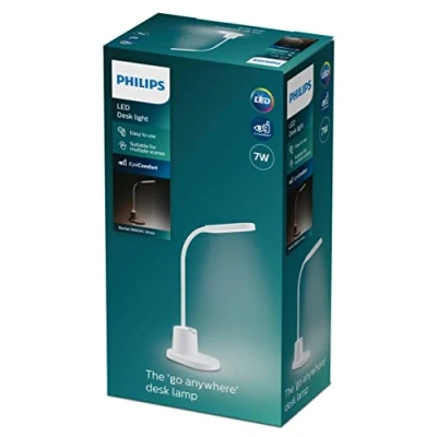 Immagine di Philips Bucket DSK214 PT 8719514443792 Lampada da tavolo a batteria LED (monocolore) 7.5 W Bianco
