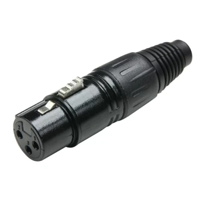 Immagine di Neutrik NC3FX BAG Connettore XLR Presa dritta Numero Poli (num): 3 Nero 1 pz.