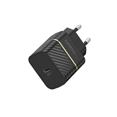 Immagine di OtterBox EU Caricatore murale USB C PD 20W, carica Fast Charge per Smartphone e Tablet, resistente a cadute, robusto, ultra durevole, Nero